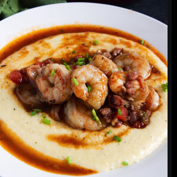 Shrimp & Grits $20