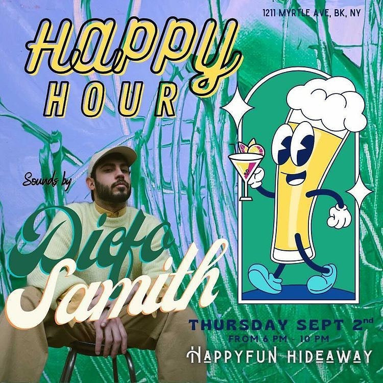 Happyfun Hideaway happy hour